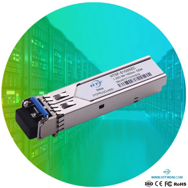 Egymódusú SFP 1.25G 1550nm ZR 80km adó-átvevő