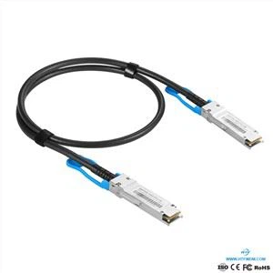 Száloptikai adó-átvevők 100G QSFP28 közvetlen rögzítésű rézkábel