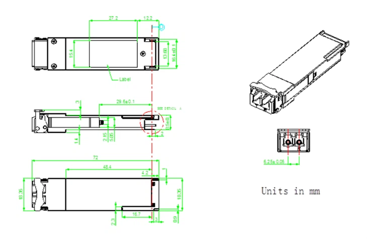 40Gb/s QSFP+ Use in 40G Dwdm System
